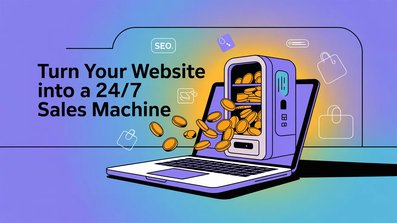 Turn Your Website Into a 24-7 Sales Machine