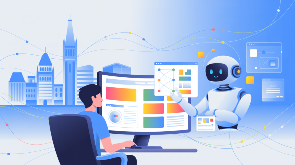 AI-powered UX design improving website conversions with smart analytics in Ottawa, Canada