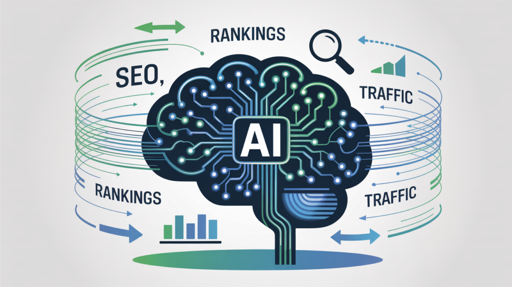 AI Brain Analyzing Google Data